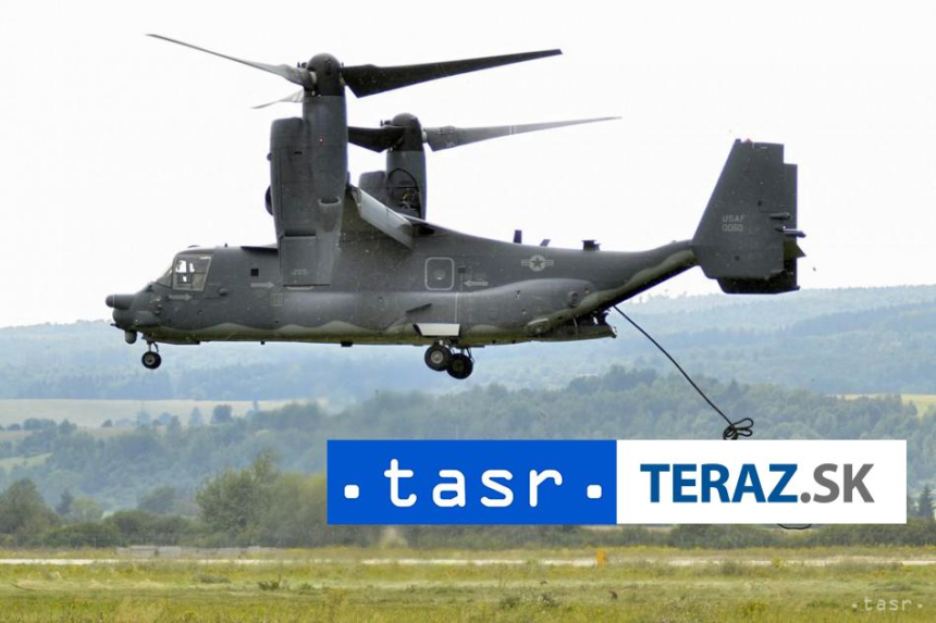 Americke vojenske lietadlo Osprey nudzovo pristalo v Japonsku