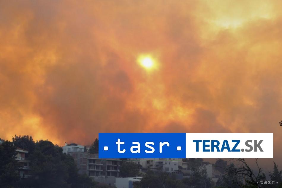 Grecko trapi lesne poziare pre velke horucavy