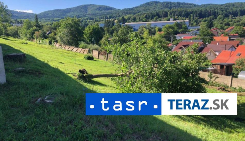 Kratka burka velke skody v Handlovej