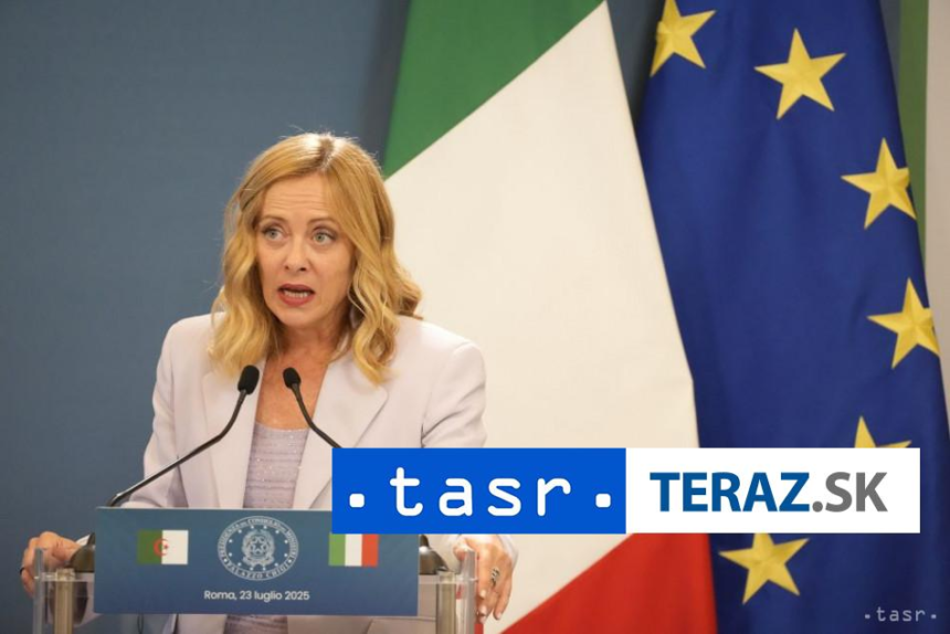 Meloniova tvrdi ze bola zbavena obvineni ohladom prepustenia al Masriho