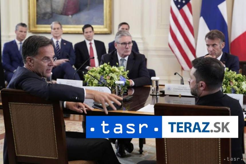 Rutte Ukrajine zvazujeme dat bezpecnostne zaruky ako krajiny NATO
