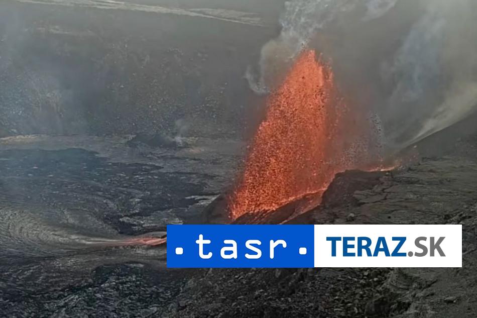 Sopka Kilauea na Havaji opat vybuchuje lavu