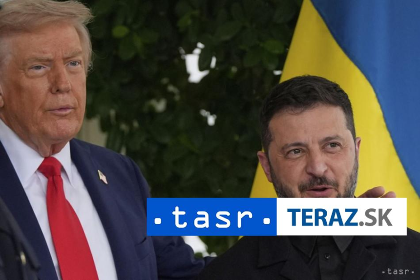 Zelenskyj prisiel do Bieleho domu na rokovanie s Trumpom