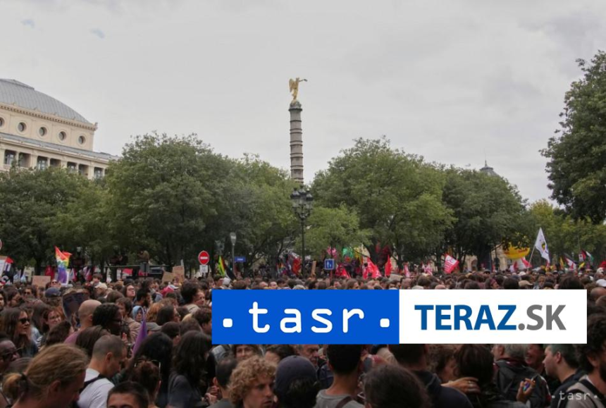 Proti uspornym opatreniam protestovalo vo Francuzsku 200 000 ludi