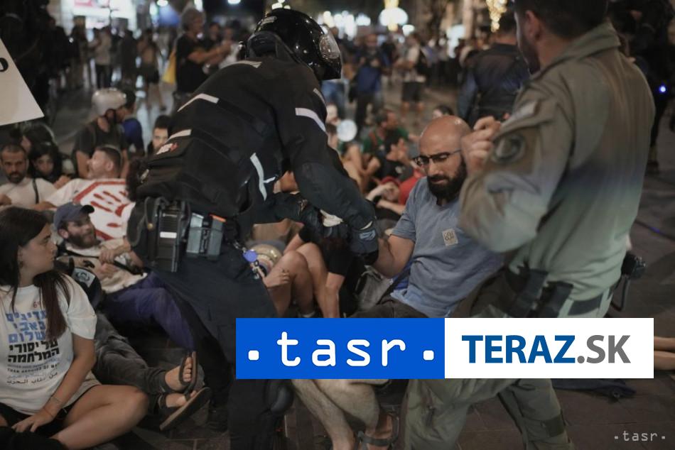 V Jeruzaleme sa konali protesty policia pouzila vodne delo