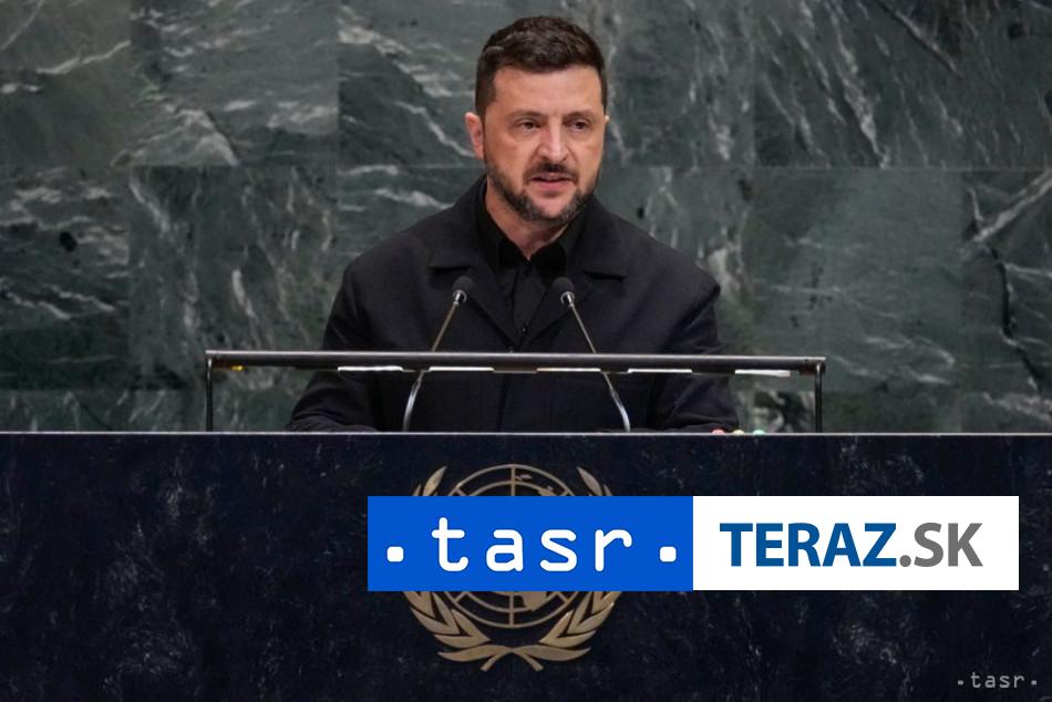 Zelenskyj v OSN oznacil institucie za slabe a neefektivne