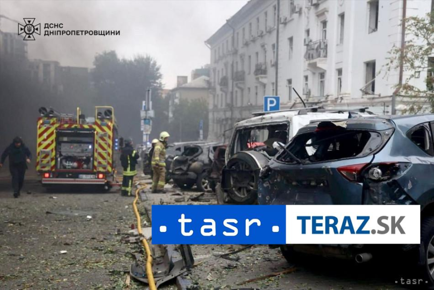 Rusko pocas dna zautocilo na Ukrajinu jedna obet v Dnipre