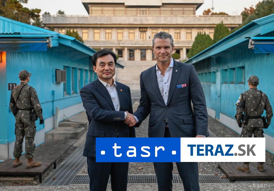Hegseth navstivil demilitarizovanu zonu medzi Koreami