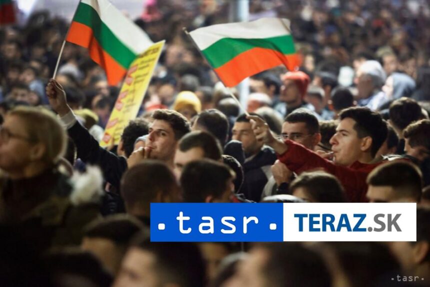 Ludia v Bulharsku protestovali proti rozpoctu pri parlamente