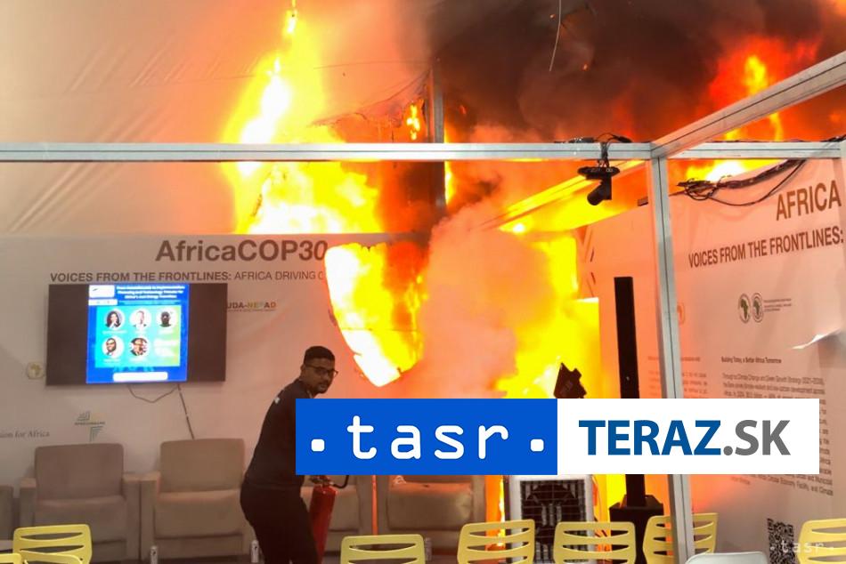 Poziar na konferencii COP30 Cely areal evakuovany