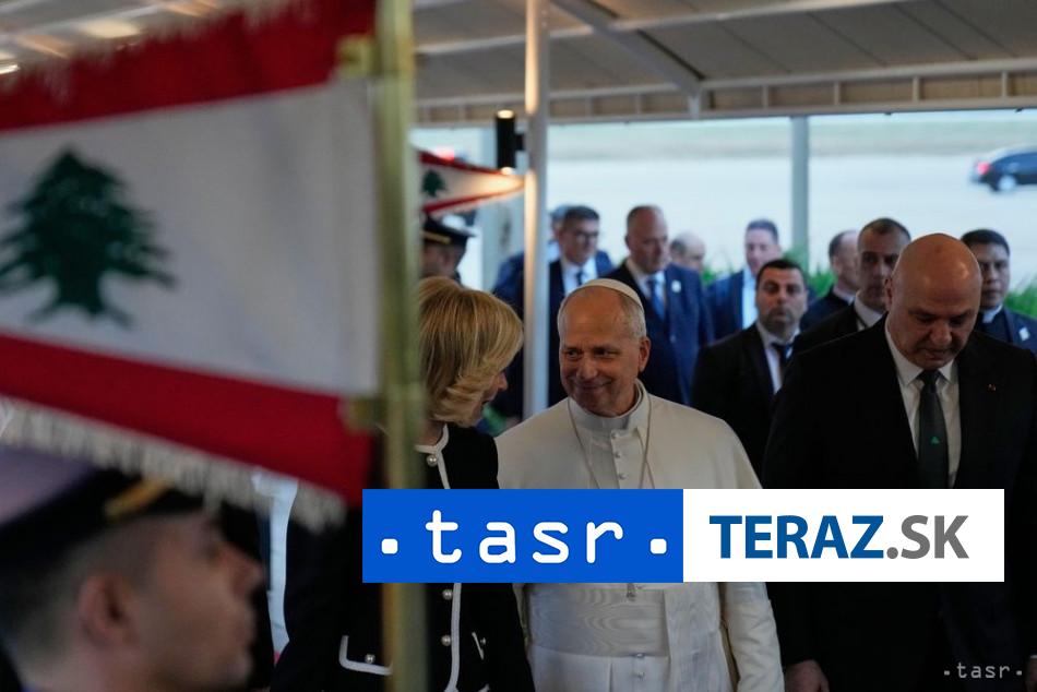 Papez Lev XIV pricestoval do Libanonu