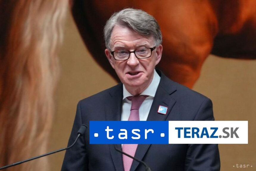 Mandelson sa vzdava svojho miesta v Snemovni lordov kvoli skandalu s Epsteinom
