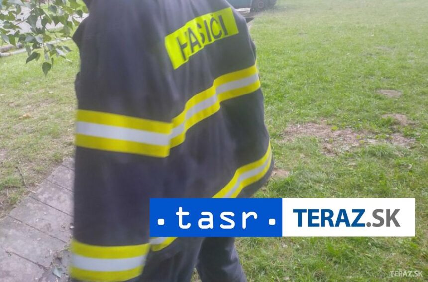 Nebezpecna latka Hasicu zasahuju v Ziline