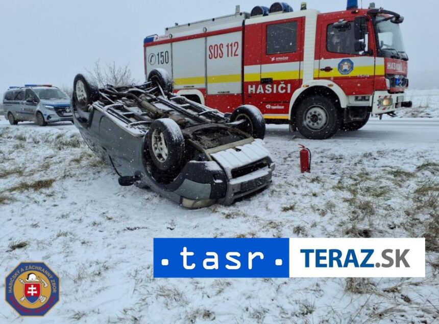 RUSNE POPOLUDNIE Bratislavski hasici zasahovali pri dvoch havariach