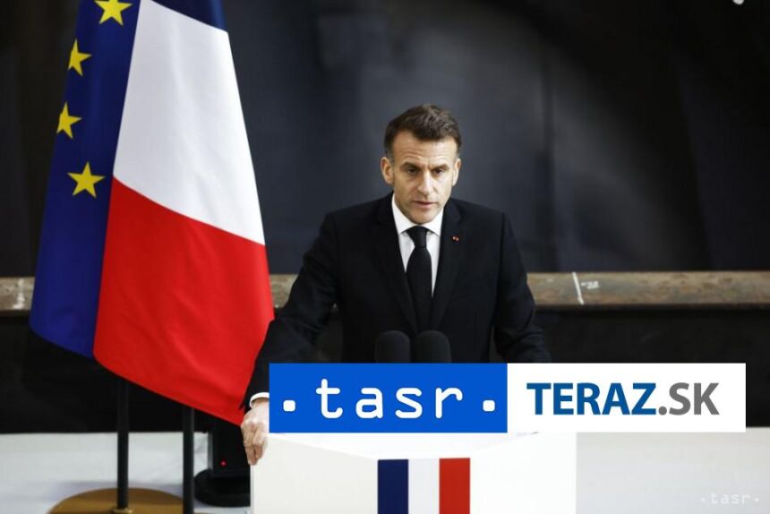 Francuzsko zvysi pocet jadrovych hlavic oznamil Macron