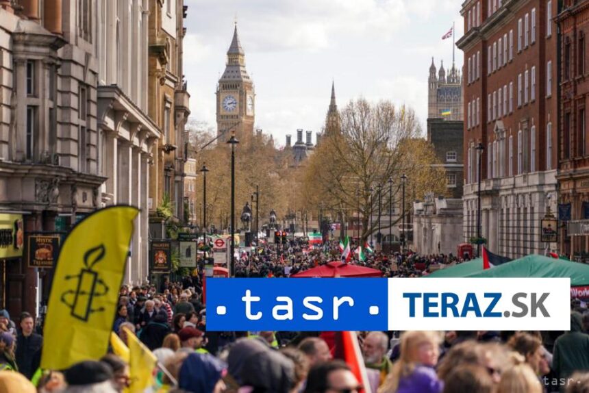 V Londyne protestovali protivnici extremnej pravice