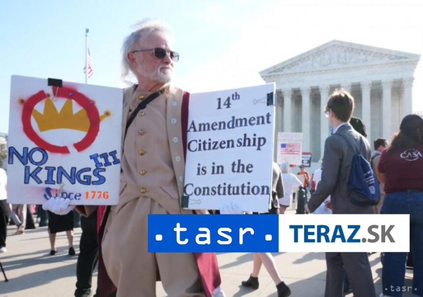 Trump prisiel na sud kde sa prejednava obmedzenie prava na obcianstvo