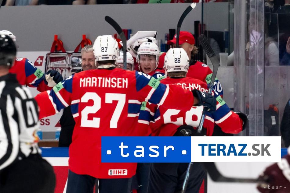 Nori porazili Lotyshov a postupili do semifinale postupuju aj Svajciari