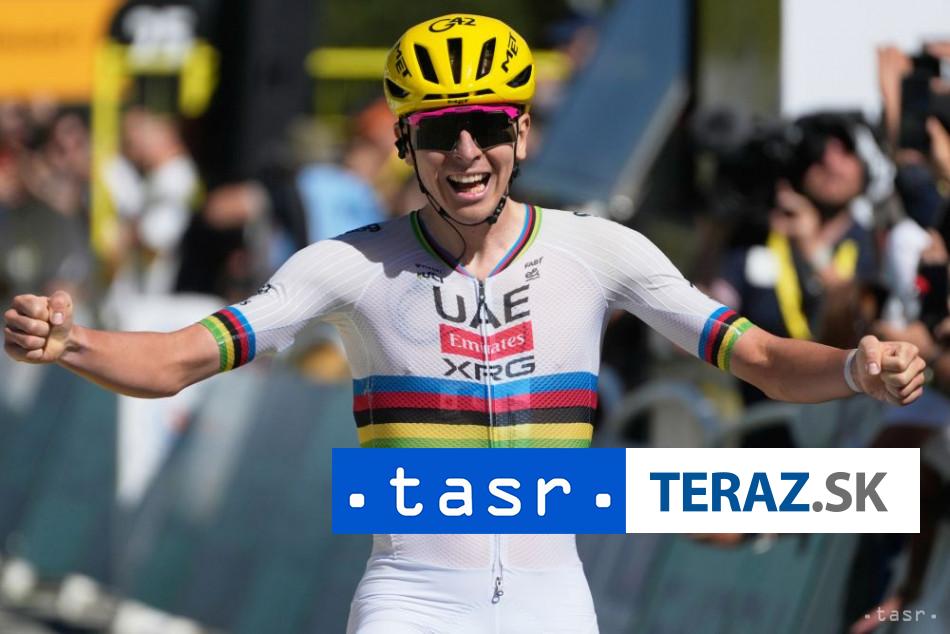 Pogacar zvitazil v 3 etape TdF a obliekol si zlty dres