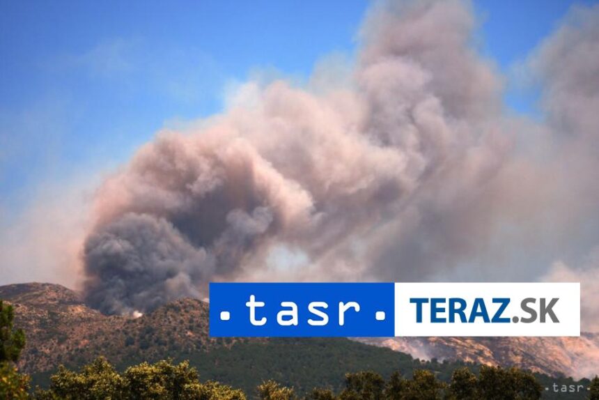 Poziar v Spaniensku ohrozuje aj dolezite zariadenie NASA