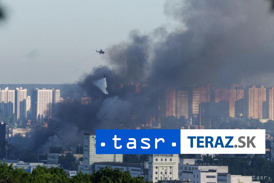 Rusko opat zautocilo na Kyjev zranenych je najmenej desat osob