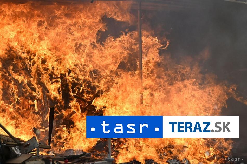 VIDEO VELKY POZIAR V ZLINE Zrutila sa cast ikonickej budovy