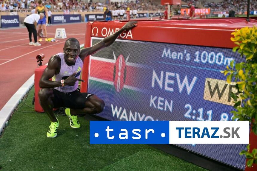 Wanyonyi stanovil novy svetovy rekord v behu na 1000 m