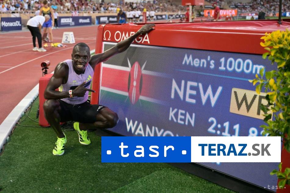 Wanyonyi stanovil novy svetovy rekord v behu na 1000 m