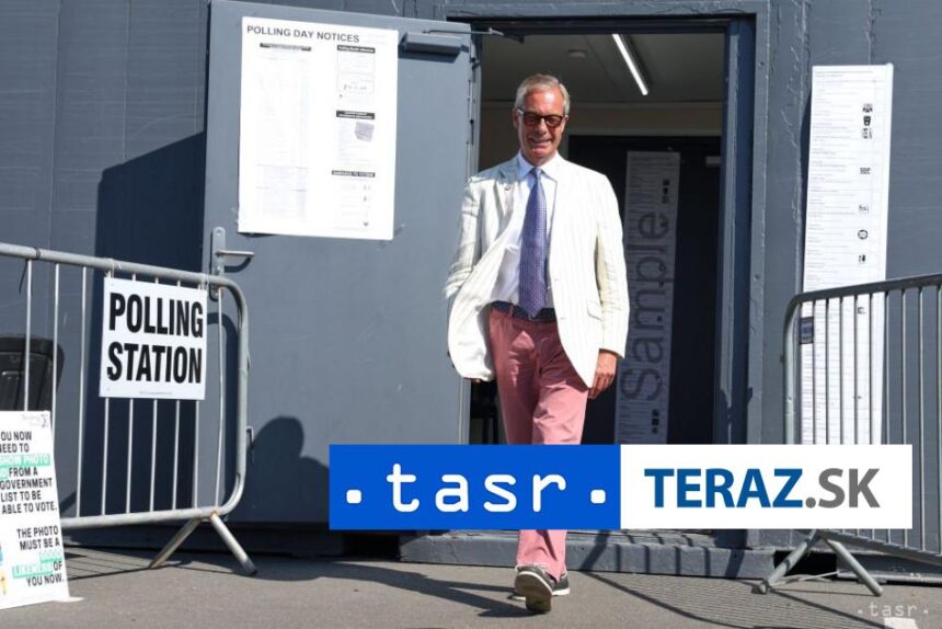Farage sa vyhlasili za vitaza volieb v Clactone