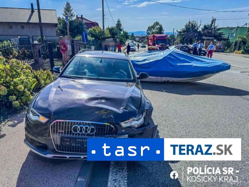 NEHODA V Kosickom Klecenove doslo k zrazke dvoch aut