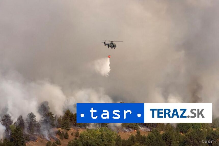 Zapadny Balkan trapi rozsiahle poziare teploty vzrastli na 40 stupnov