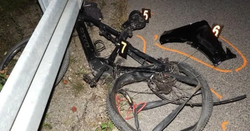 ZRANENÁ CYKLISTKA: Na ceste z L. Hrádku sa zrazilo auto s bicyklom