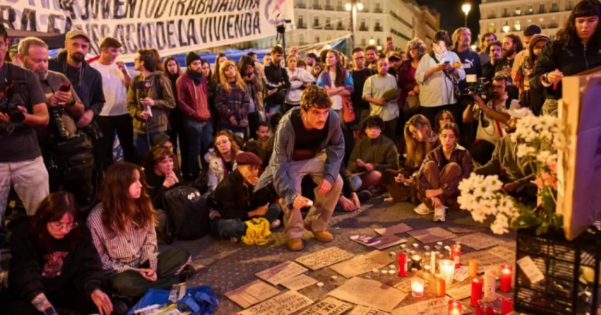 Španielsko si uctilo pamiatku ženy, symbolu bytovej krízy
